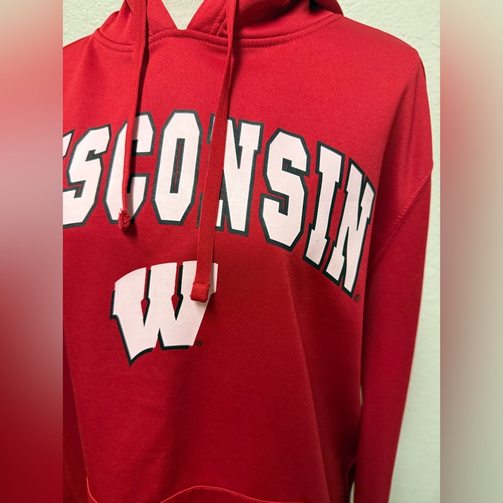 Campus Heritage Red University of Wisconsin Hoodie - Picture 6 of 16